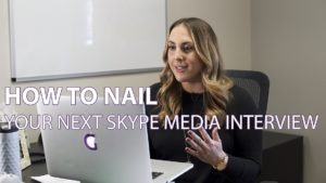 Skype media interview tips viral video