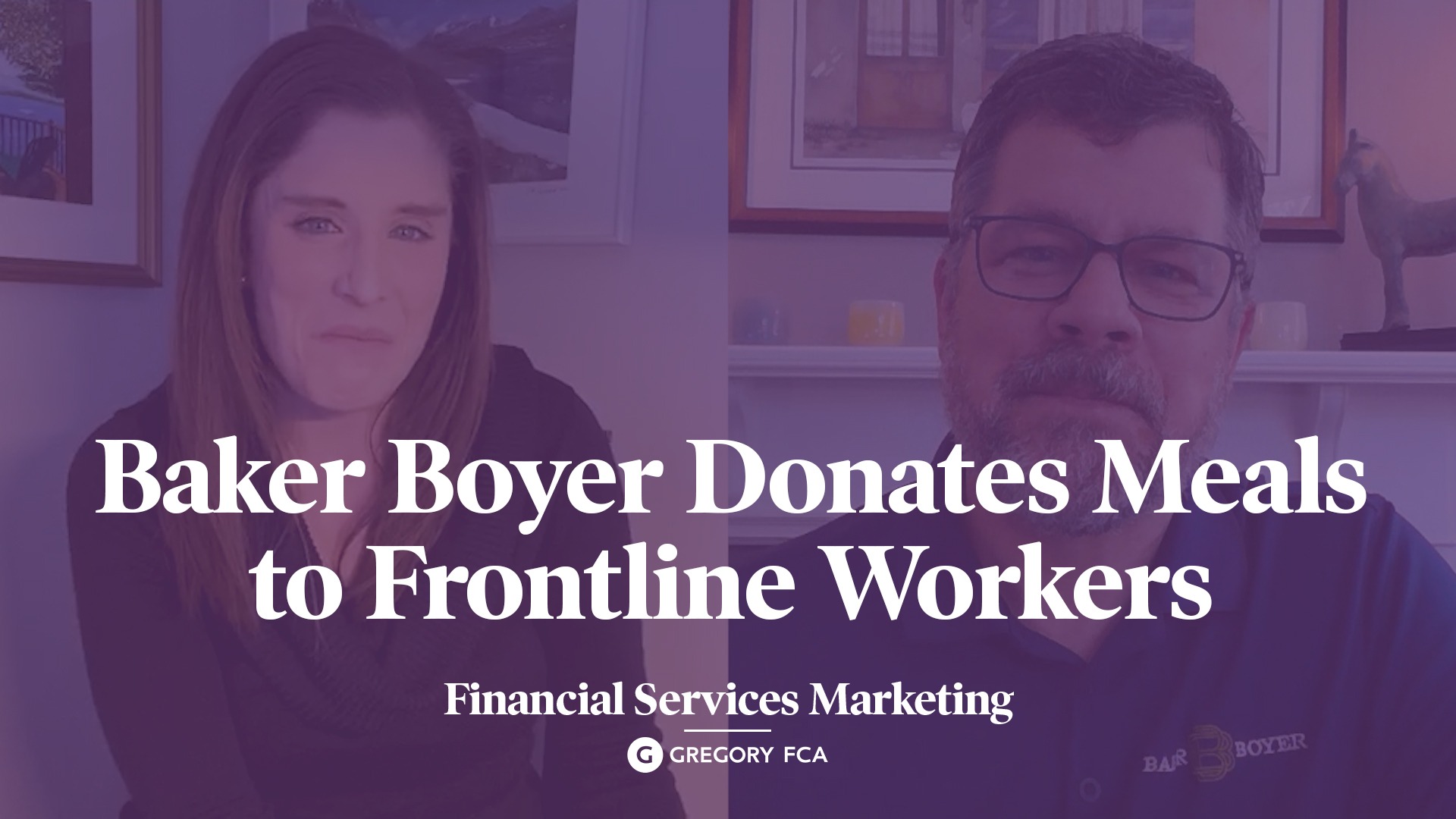 Green Shoots Baker Boyer donates meals frontline workers coronavirus pandemic video